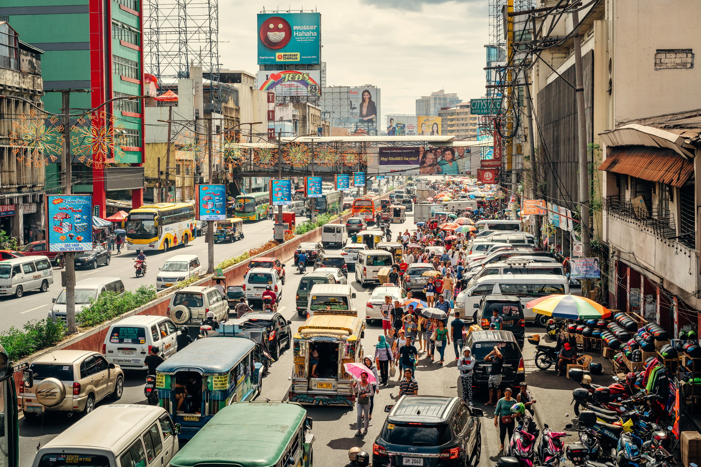 Traffic in Manila, Philippines